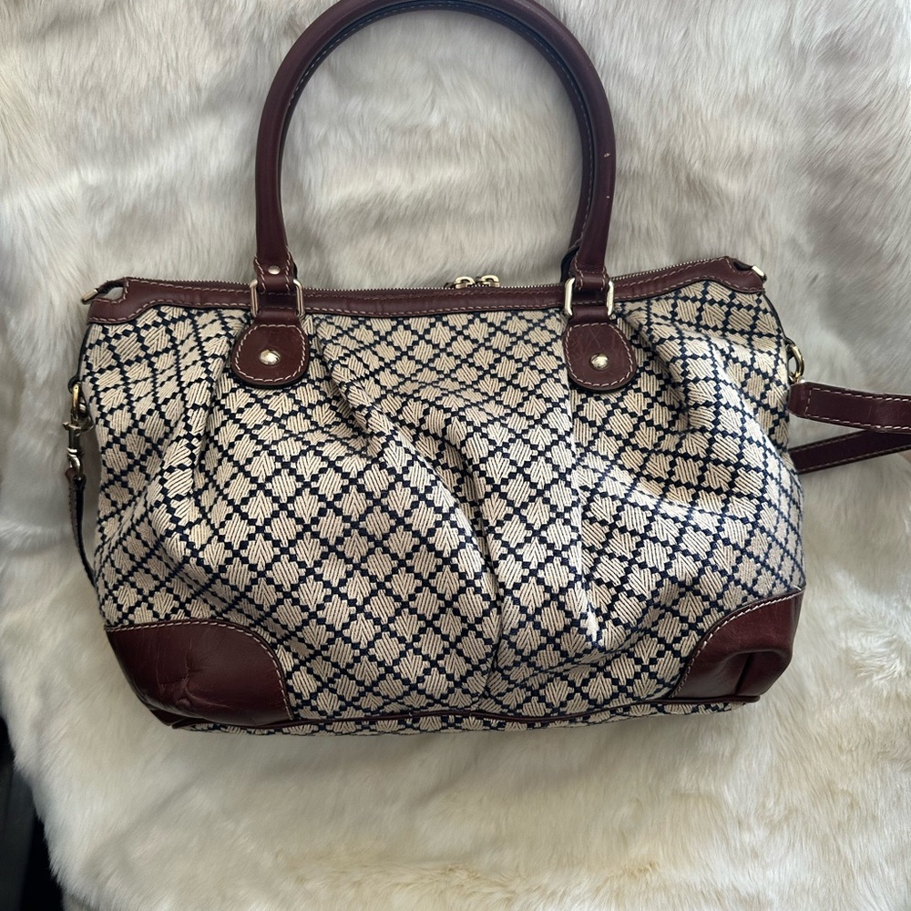 Gucci Diamante Canvas Sukey Satchel - Picture 2 of 16